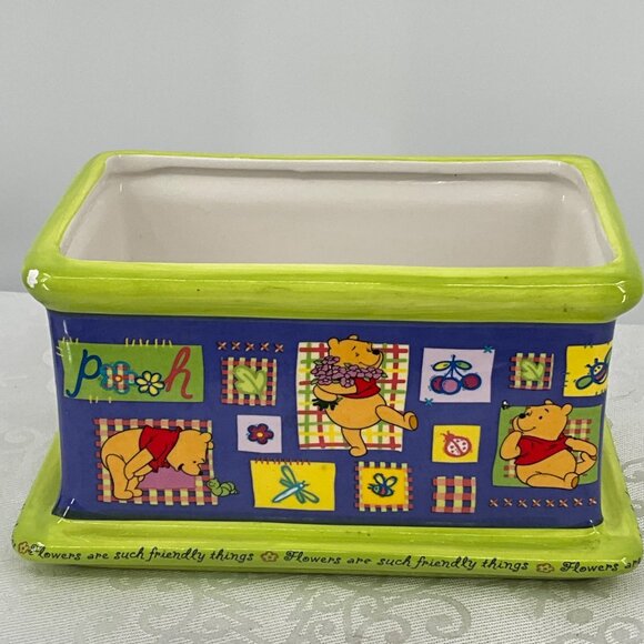 Winnie The Pooh Ceramic Planter Box - Picture 7 of 10